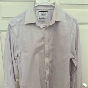 Charles Tyrwhitt men’s non iron double cuff shirt 15.5/33in